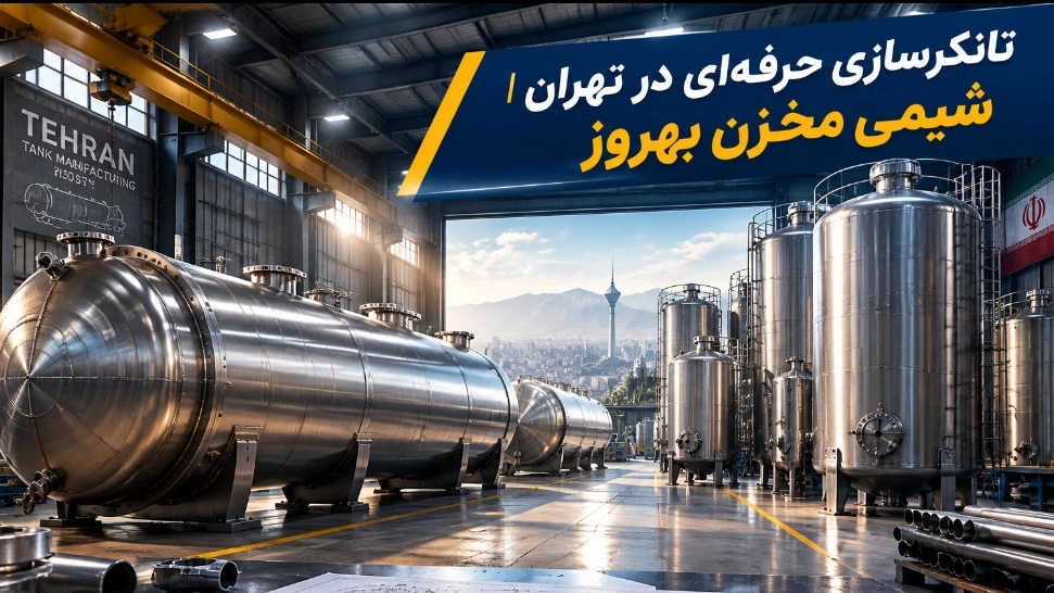 تانکرسازی حرفه‌ ای در تهران با طراحی و ساخت انواع مخزن